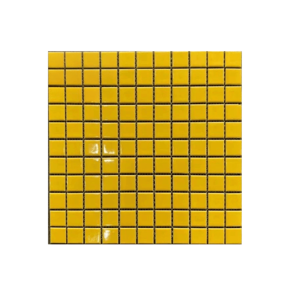 โมเสค TIMELESS TILES รุ่น CLASSIC SQUARE 25 ขนาด 30X30 ซม. สีเหลือง ผิวเงา GLOSS YELLOW โมเสคเซรามิกทรงสี่เหลี่ยมจัตุรัส_0
